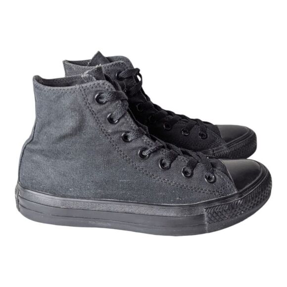 CONVERSE Chuck Taylor All Star "Black" Hi Top Sneaker Size M7/W9 - Picture 3 of 8